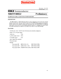 Datasheet MR53V8002J manufacturer OKI