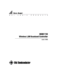 Datasheet MSM7730B manufacturer OKI