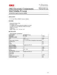 Datasheet OAT1042 manufacturer OKI