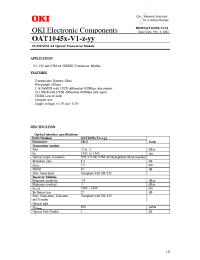 Datasheet OAT1045x-V1-z-yy manufacturer OKI