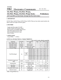 Datasheet OL392L-W131 manufacturer OKI