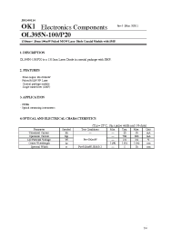 Datasheet OL395N-40/P20 manufacturer OKI