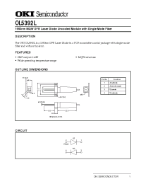 Datasheet OL5392L manufacturer OKI