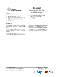 Datasheet OX12PCI840 manufacturer Oxford MDi