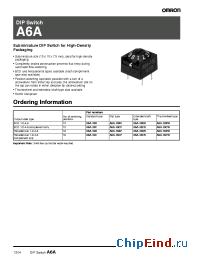 Datasheet A6A-10C manufacturer Omron