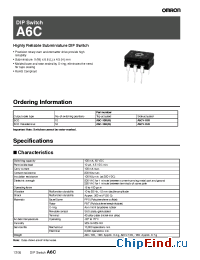 Datasheet A6CV-16R manufacturer Omron