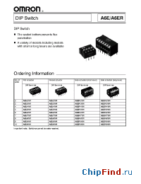 Datasheet A6E-3101 manufacturer Omron