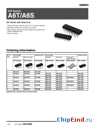 Datasheet A6T-1101 manufacturer Omron