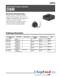 Datasheet D8M-A1 manufacturer Omron