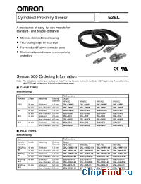 Datasheet E2EL-C1R5E2-M3 manufacturer Omron