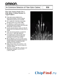 Datasheet E32-DC200F manufacturer Omron
