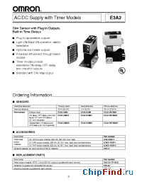 Datasheet E3A2-DS70M4D manufacturer Omron