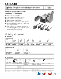 Datasheet E3C-1 manufacturer Omron