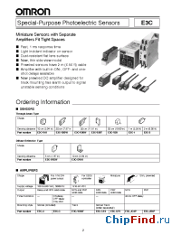 Datasheet E3C-GE4 производства Omron