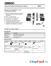 Datasheet E3C-LE3C-L manufacturer Omron