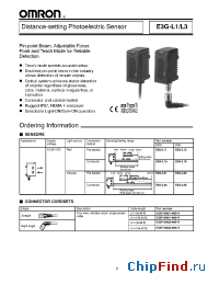 Datasheet E3G-L16 manufacturer Omron