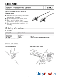 Datasheet E3HQ-CT12 manufacturer Omron