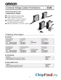 Datasheet E3JK-R4M-US производства Omron