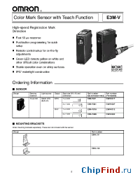 Datasheet E3M-VG1j manufacturer Omron