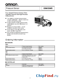 Datasheet E8MS-jj manufacturer Omron