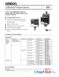 Datasheet E8Y-A5C-F03V manufacturer Omron