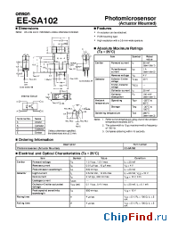 Datasheet EE-SA102 manufacturer Omron