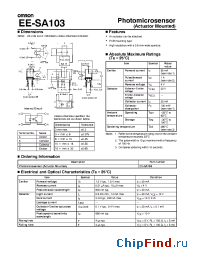 Datasheet EE-SA103 manufacturer Omron
