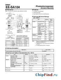 Datasheet EE-SA104 manufacturer Omron