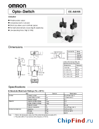 Datasheet EE-SA105 manufacturer Omron