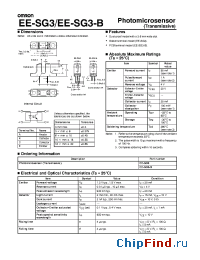 Datasheet EE-SG3 manufacturer Omron