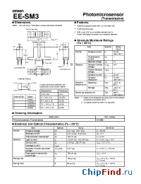 Datasheet EE-SM3 manufacturer Omron