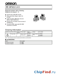 Datasheet EE-SPW311 manufacturer Omron