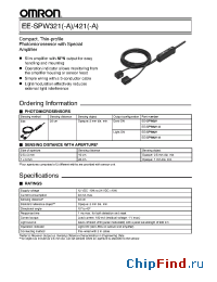 Datasheet EE-SPW321-A manufacturer Omron