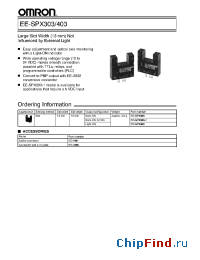 Datasheet EE-SPX-403 производства Omron