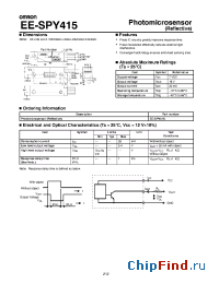 Datasheet EE-SPY415 manufacturer Omron
