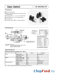 Datasheet EE-SX1235A manufacturer Omron