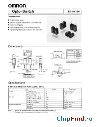 Datasheet EE-SX199 производства Omron