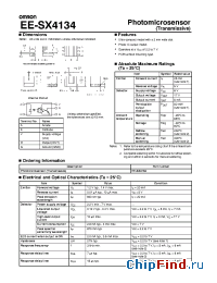 Datasheet EE-SX4134 manufacturer Omron