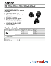Datasheet E-SB5MC производства Omron