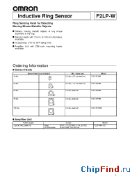 Datasheet F2LP-W manufacturer Omron