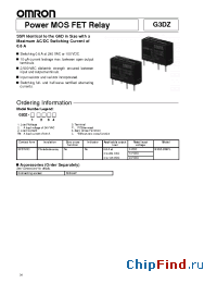 Datasheet G3DZ-2R6PL5DC manufacturer Omron