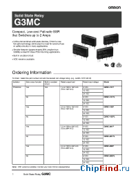 Datasheet G3MC-102P manufacturer Omron