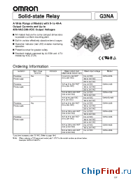 Datasheet G3NA-410B manufacturer Omron