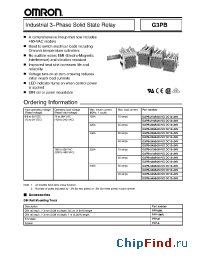 Datasheet G3PB-jjjB-3N-VD manufacturer Omron