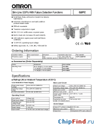 Datasheet G3PC manufacturer Omron