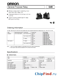 Datasheet G4B-112TP-US manufacturer Omron