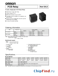 Datasheet G5LE-14-12DC manufacturer Omron
