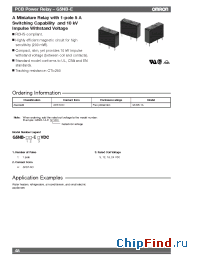 Datasheet G5NB-1A-18VDC manufacturer Omron