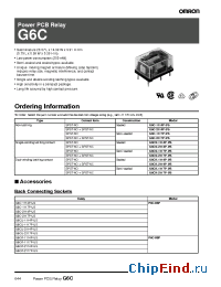 Datasheet G6CK-2114P-US-DC5 manufacturer Omron