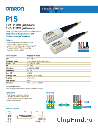 Datasheet P1S manufacturer Omron